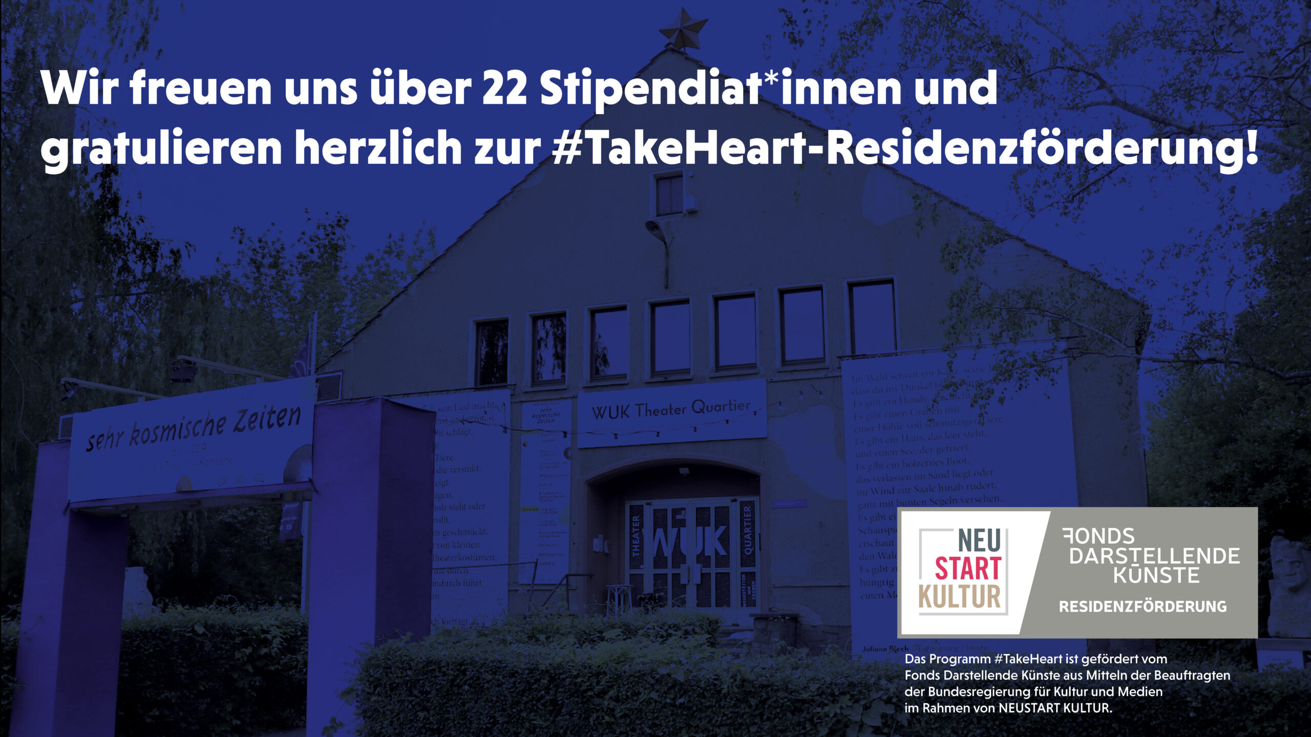 You are currently viewing #TakeHeart-Residenzen 2022