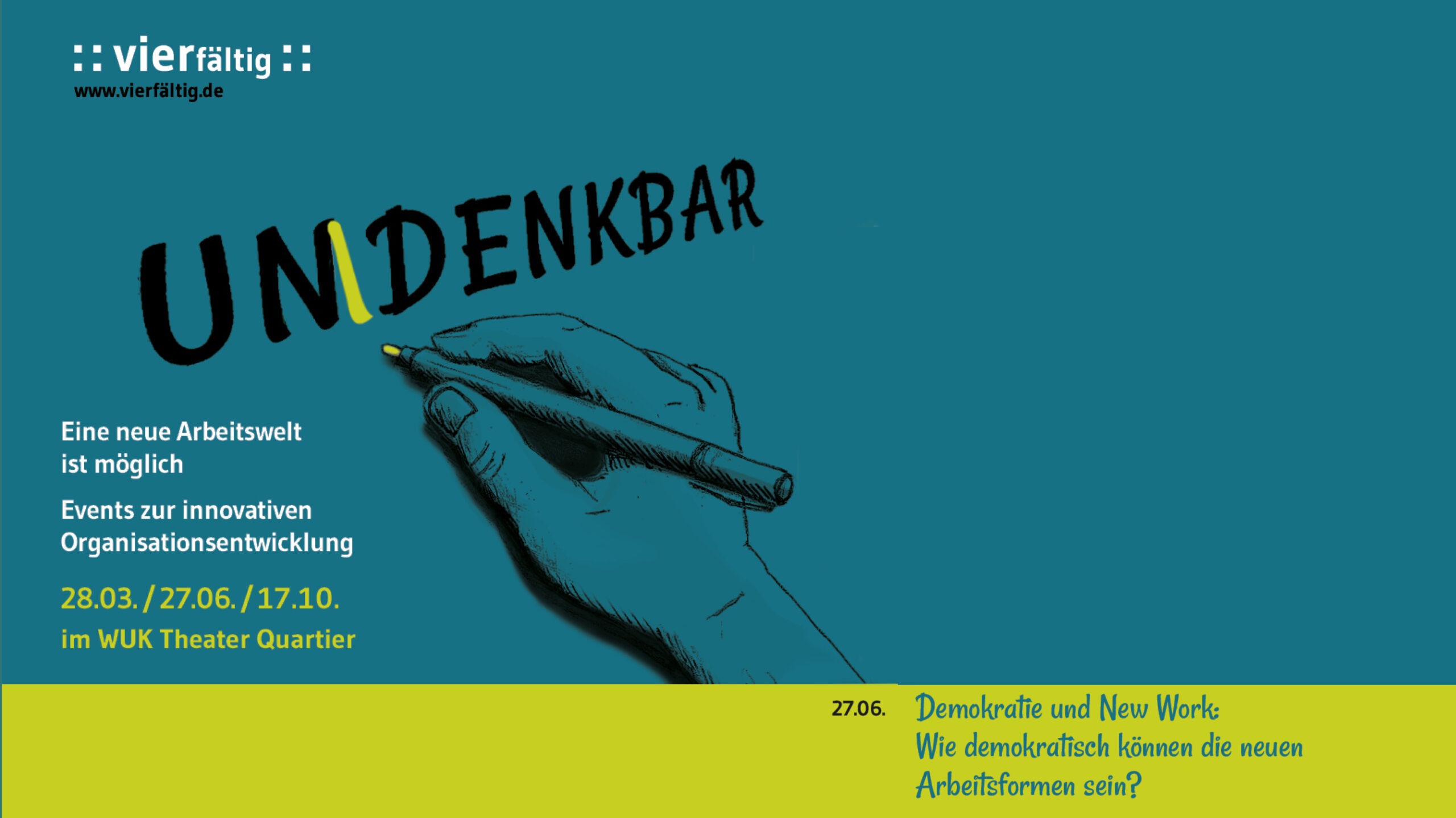 Mehr über den Artikel erfahren UMDENKBAR – Demokratie und New Work