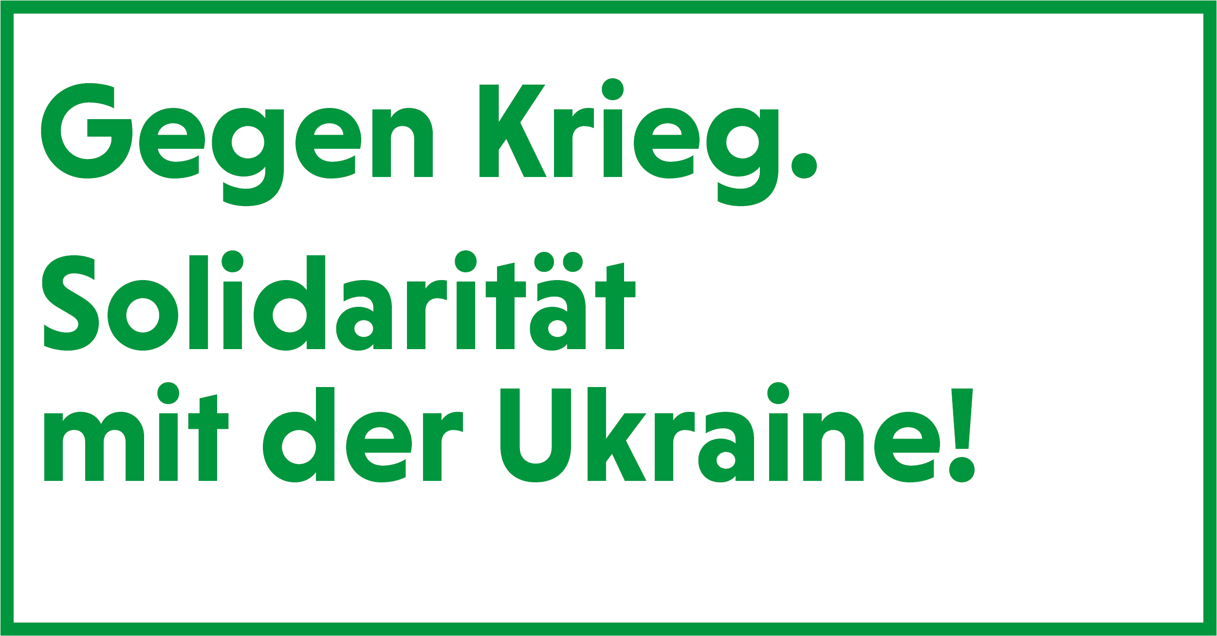 Read more about the article Gegen Krieg. Solidarität mit der Ukraine!