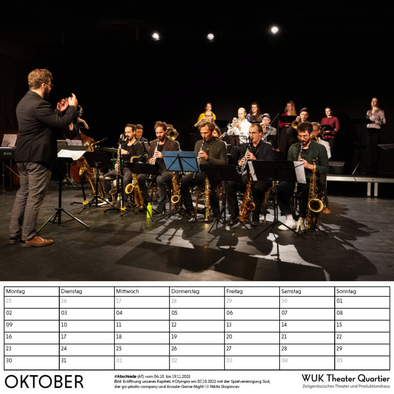 Theaterkalender WUK Theater Quartier 202311