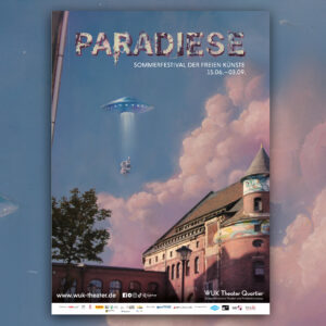 Plakat A1 #PARADIESE (inkl. Versand)